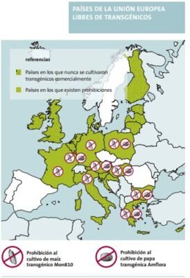 Países de Europa libres de OGM (transgénicos)