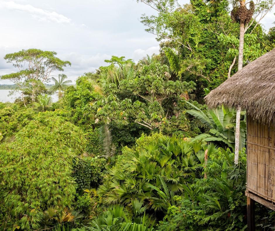Kichwa House in Yasuni, Ecuador