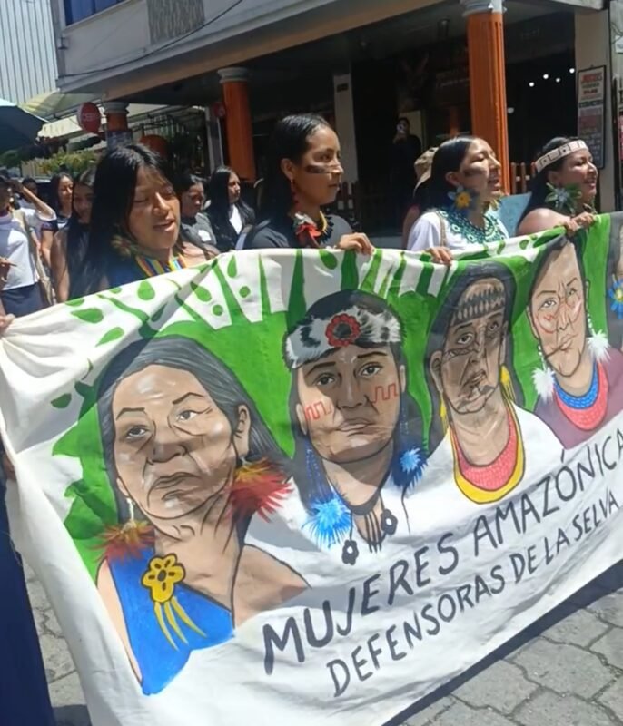 Las mujeres de los diferentes pueblos y nacionalidades marcaron fuerte presencia en el FOSPA